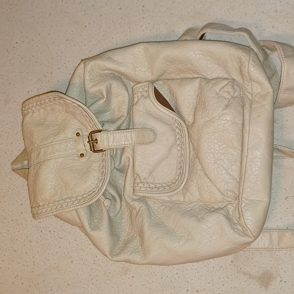 Claire's faux leather backpack